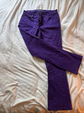 Ralph Lauren Straight Leg Jeans in Deep Purple